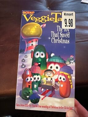Veggie Tales New Sealed The Toy That Saved Christmas - Kids Holiday Toy VHS